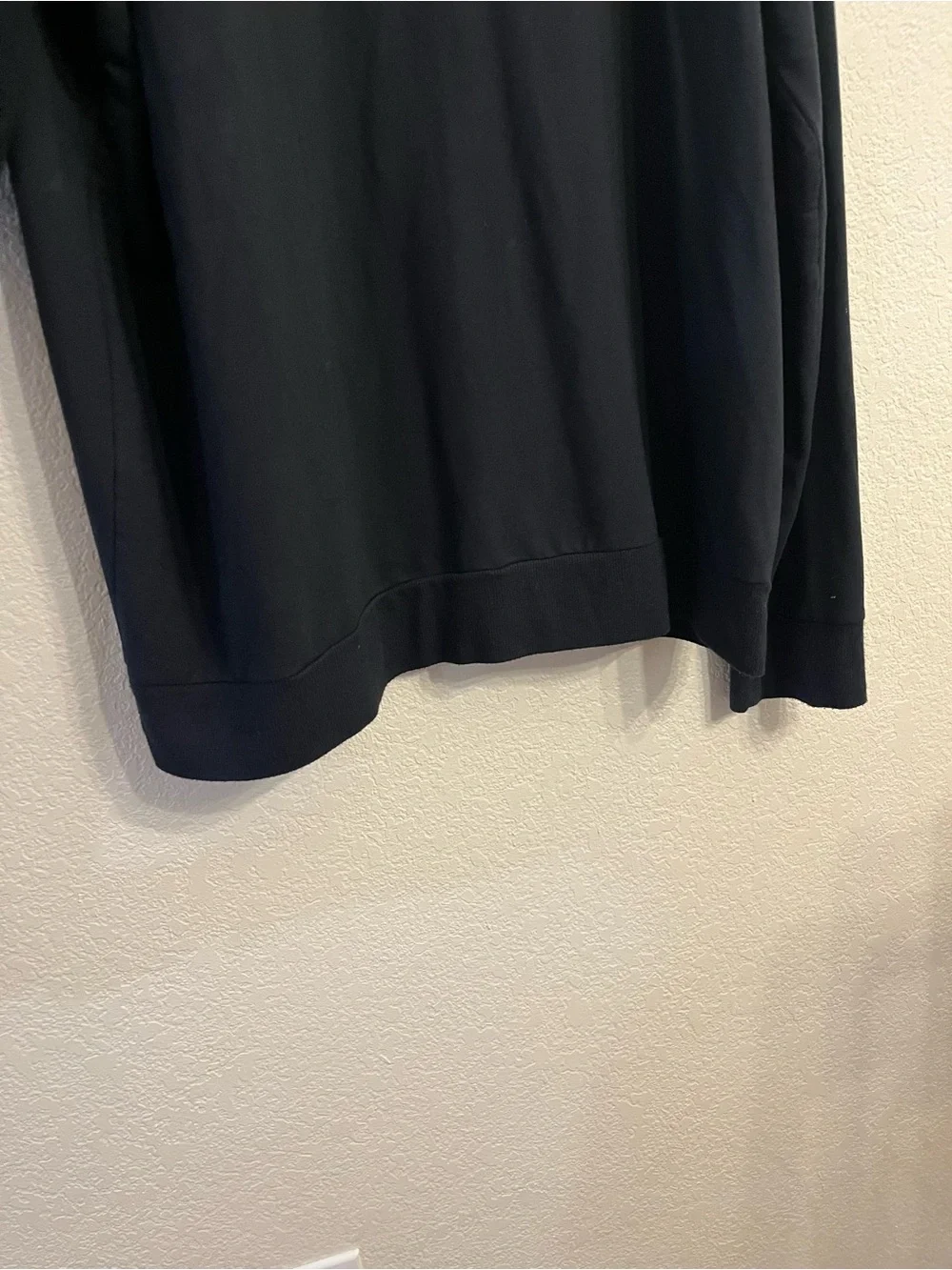Travis Mathew Black Zip-Front Pullover